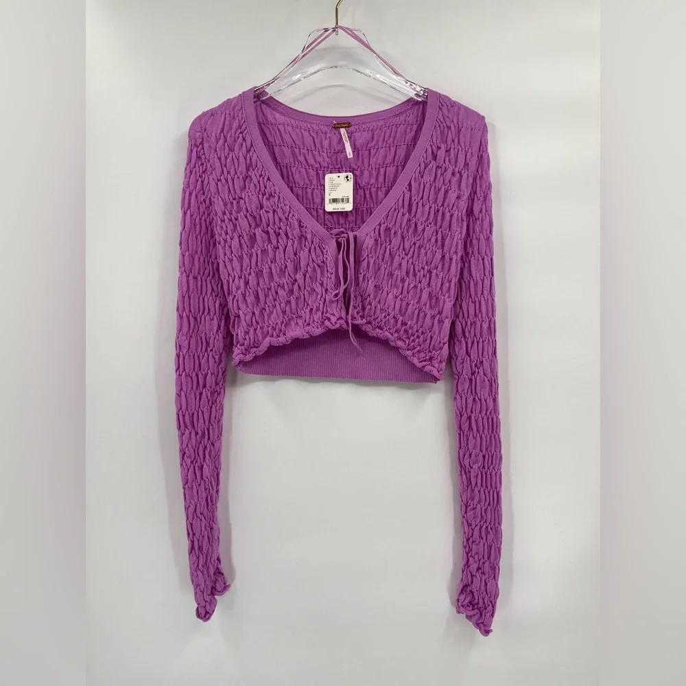 Free People‎ Scrunchy Shrug size small NWT